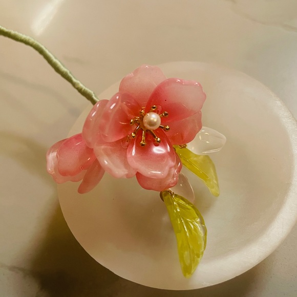 Handmade colored glaze cherry flower doctorati - Picture 7 of 10